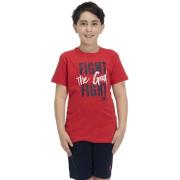 T-shirt Korte Mouw Leone 1947 Boy + Bermuda Sporty 1947