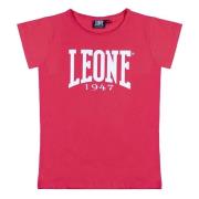 T-shirt Korte Mouw Leone 1947 Girl T-Shirt Short Sleeves Sporty