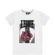 T-shirt Korte Mouw Leone 1947 Boy Short Sleeves Color Block