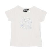 T-shirt Korte Mouw Leone 1947 Girl Short Sleeves Sparkly