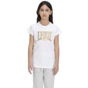 T-shirt Korte Mouw Leone 1947 Girl Short Sleeves Shiny