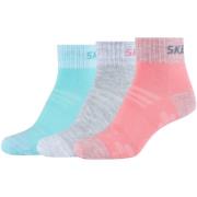 Sportsokken Skechers 3PPK Wm Mesh Ventilation Quarter Socks