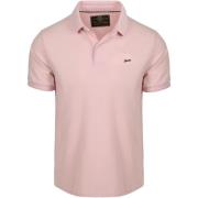 T-shirt Superdry Polo Pique Classic Montauk Roze