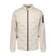 Windjack No Excess Jas Knitted Sleeve Off-White