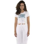 T-shirt Korte Mouw Leone 1947 Woman Short Sleeves Spring Vibes