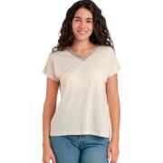 Blouse Admas T-shirt met slipe mouwen en V-hals Mexico