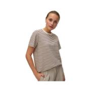 T-shirt Korte Mouw Aware Noos T-Shirt Jada Naima - Birch/Bitter Chocol...
