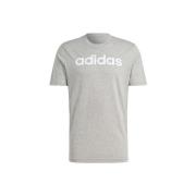 T-shirt Korte Mouw adidas T-shirt Essentials avec logo brodé - Gris
