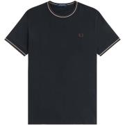T-shirt Korte Mouw Fred Perry Fp Twin Tipped