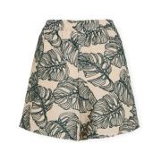 Korte Broek Vila Flura Shorts - Birch/Atlantic