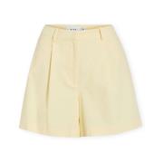 Korte Broek Vila Alara Shorts - Pastel Yellow
