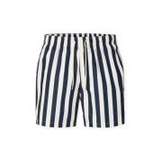 Zwembroek Selected Dane-Aop Swim Shorts - Sky Captain/Egret