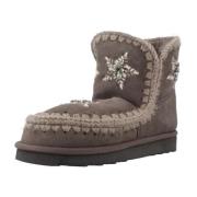 Laarzen Mou Botines Mujer Modèle Eskimo Wool Stars rhinest