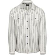 Overhemd Lange Mouw State Of Art Overshirt Streep Blauw