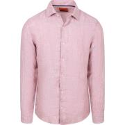 Overhemd Lange Mouw Suitable Overhemd Linnen Roze