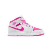 Hoge Sneakers Nike 1 Mid Fire Pink (GS)