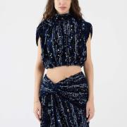 Top Sabina Musáyev TOPVELLUTOEPAILLETTES