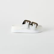 Slippers Roberto Cavalli 80VA3SM1SANDALOSLIDESBUCKLESBIANCO