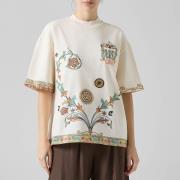 T-shirt Korte Mouw Roberto Cavalli 80PAHE08T-SHIRTSTAMPATROPICALE