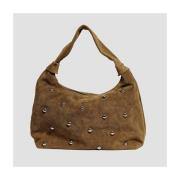 Handtas Nunoo Bolsos Mujer Modèle Alma Rivet Suede