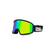 Sportaccessoires Horsefeathers huck goggles (zwart/spiegelgroen)