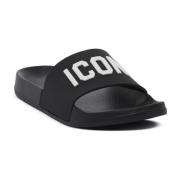 Teenslippers Icon BLACK