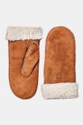 Hestra Sheepskin Mitt Want dames Middenbruin