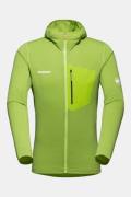 Mammut Aenergy Light Ml Hooded Jacket Limoengroen/Donkergrijs