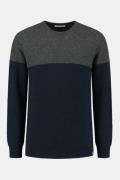 Blue Loop Originals Weekend Sweater Blauw/Lichtgrijs