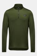 Gore Wear Everyday Thermo 1/4 Zip Donkergroen