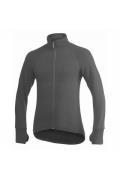 Woolpower Full Zip Jacket 400 Unisex Midlayer Middengrijs/Lichtgrijs