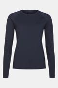 Ayacucho Mountain Technical Tee LS Dames Marineblauw/Mengeling