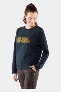 Fjällräven Fjällräven Logo Sweater W Donkerblauw