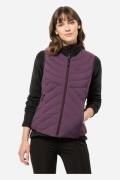 Jack Wolfskin Athletic Dons Dames Vest Pruimpaars