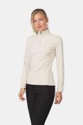 Protest Fabriz 1/4 Zip Skipully Dames Gebroken Wit/Gebroken Wit