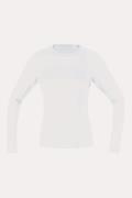 Gore Wear M Base Layer Long Sleeve Shirt Dames Wit