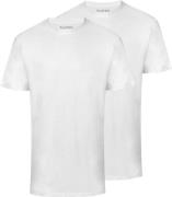 Slater T-shirt Basic 2-Pack Wit heren