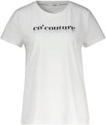 Co'couture T-shirt Glitter Logo Wit dames