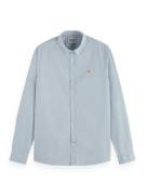 Scotch & Soda Overhemd Oxford Blauw heren