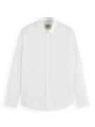 Scotch & Soda Overhemd Poplin Wit heren