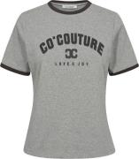 Co'couture T-shirt Edge Grijs dames