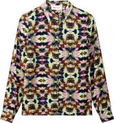 Pom Amsterdam Blouse Mila Butterfly Sky Groen dames