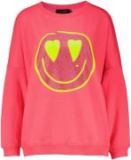 Miss Goodlife Roundneck Love Heartface Roze dames