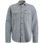 Pme Legend Long Sleeve Shirt Flanel Herringbo  Blauw heren