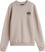 Tommy Hilfiger small crest emrbo sweatshirt Grijs heren