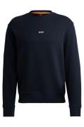 Boss Orange Sweater WeSmallcrew Blauw heren