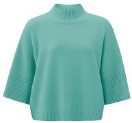 Yaya Zachte Trui Blauw dames