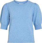 Vila T-shirt Ril Blauw dames