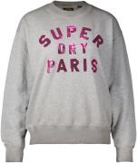 Superdry Sweater Embellished Varsity Grijs dames