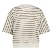 Nukus Pullover Lotte Stripe Bruin dames